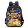Simpsons Backpack Lunch Box Teenage School Bags Sports Backpack for Boys Girls