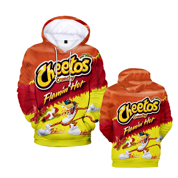 2020 Cheetos Hoodie Cheetos Long Sleeve Pocket Sweatshirt