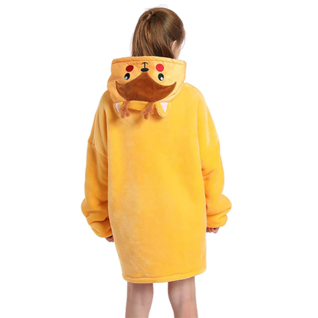 Kids Deer Oversized Blanket Hoodie Soft Fleece Warm Cosy