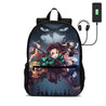 Demon Slayer Characters Backpack Kids Large Bookbag Laptop Bag 18 in