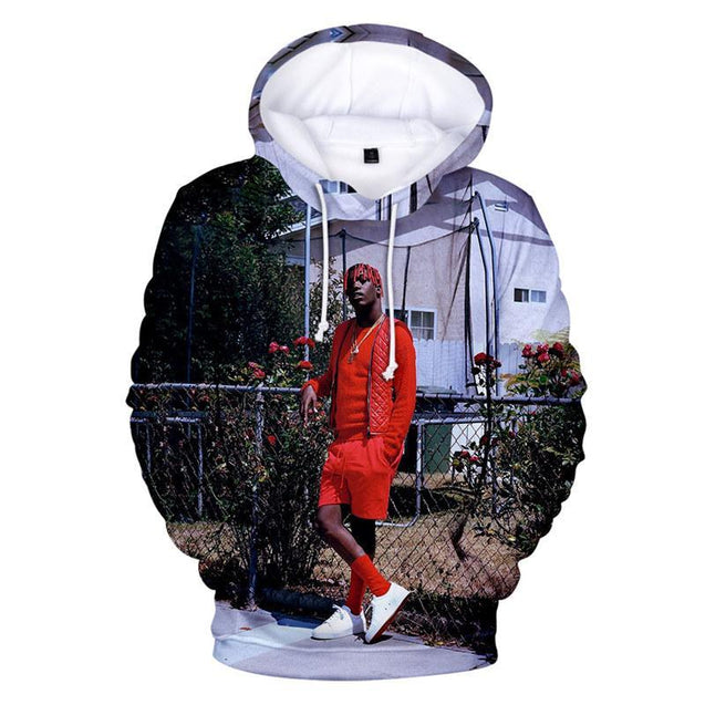 Unisex 3D Lil Yachty Print Hoodie Pullover