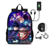 Harajuku Travel Laptop Backpack Set Book Bag Lunch Bag Pencil Case