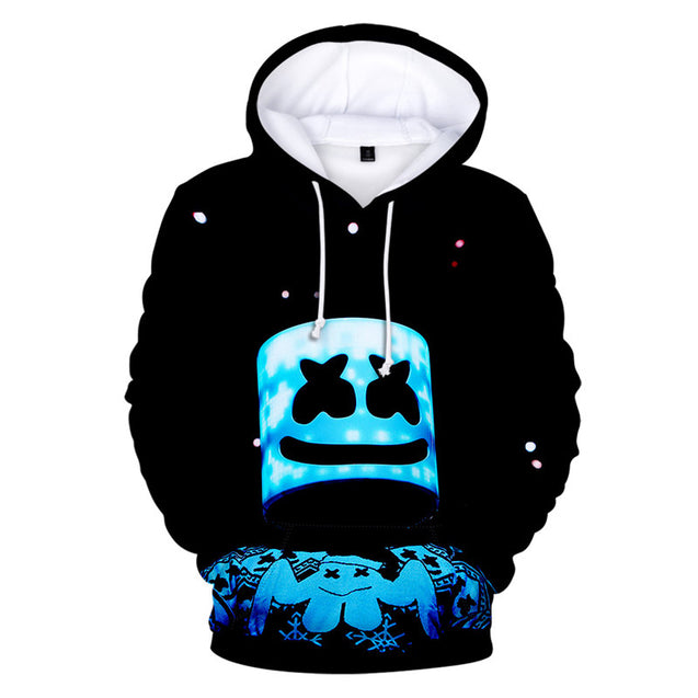 Youth Marshmello Hoodies Fashion 3D Sweatshirt