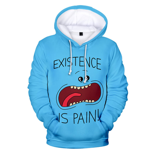 New Fashion rick and morty 3D Print Hoodies for youth