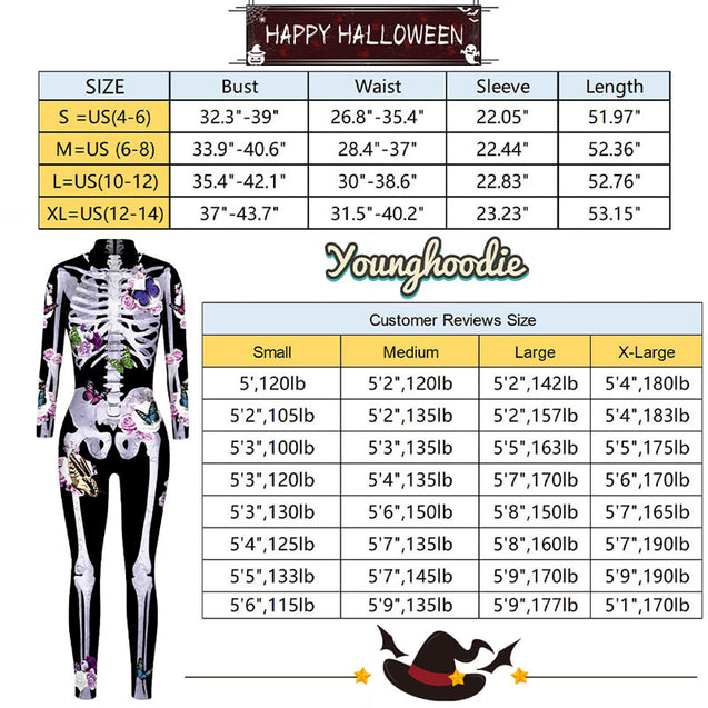 Women Halloween Jumpsuit Casual Cosplay Party Rompers Costuming