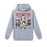 Stranger things Cotton Pullover Sweatshirt With Pants for kids 3-13Y