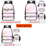 Cool Wolf 3d Backpack Shoulder Bag Pencil Bag Lunch bag for School